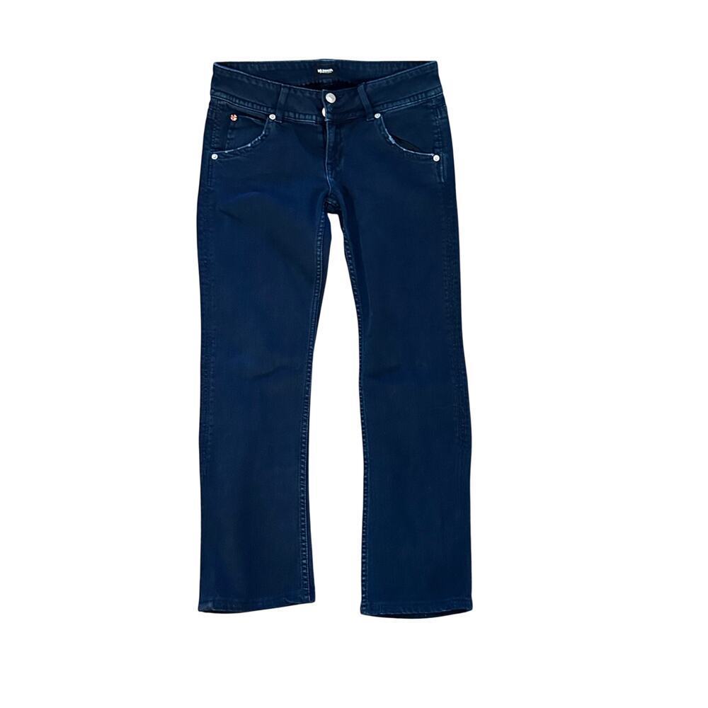 Hudson Signature Bootcut Jeans Mid Rise Stretch Denim Blue Size 26